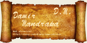 Damir Mandrapa vizit kartica